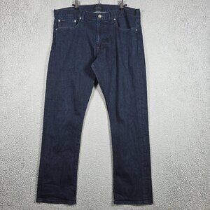 Polo Ralph Jeans Mens Size 36x30 Dark Wash Varick Slim Straight 5 Pocket Stretch